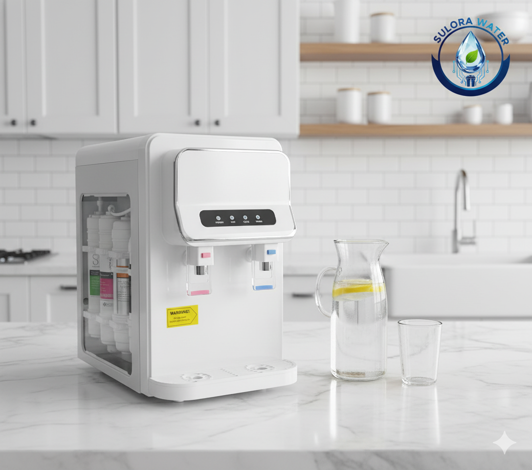 SX-1200 Black- White Sıcak-Soğuk Arıtmalı Su Sebili